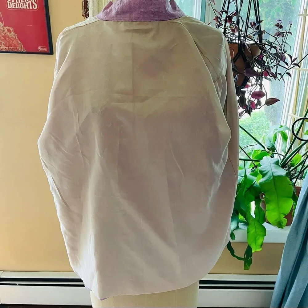BOUTIQUE | purple & cream asian inspired jacket - Picture 5 of 13